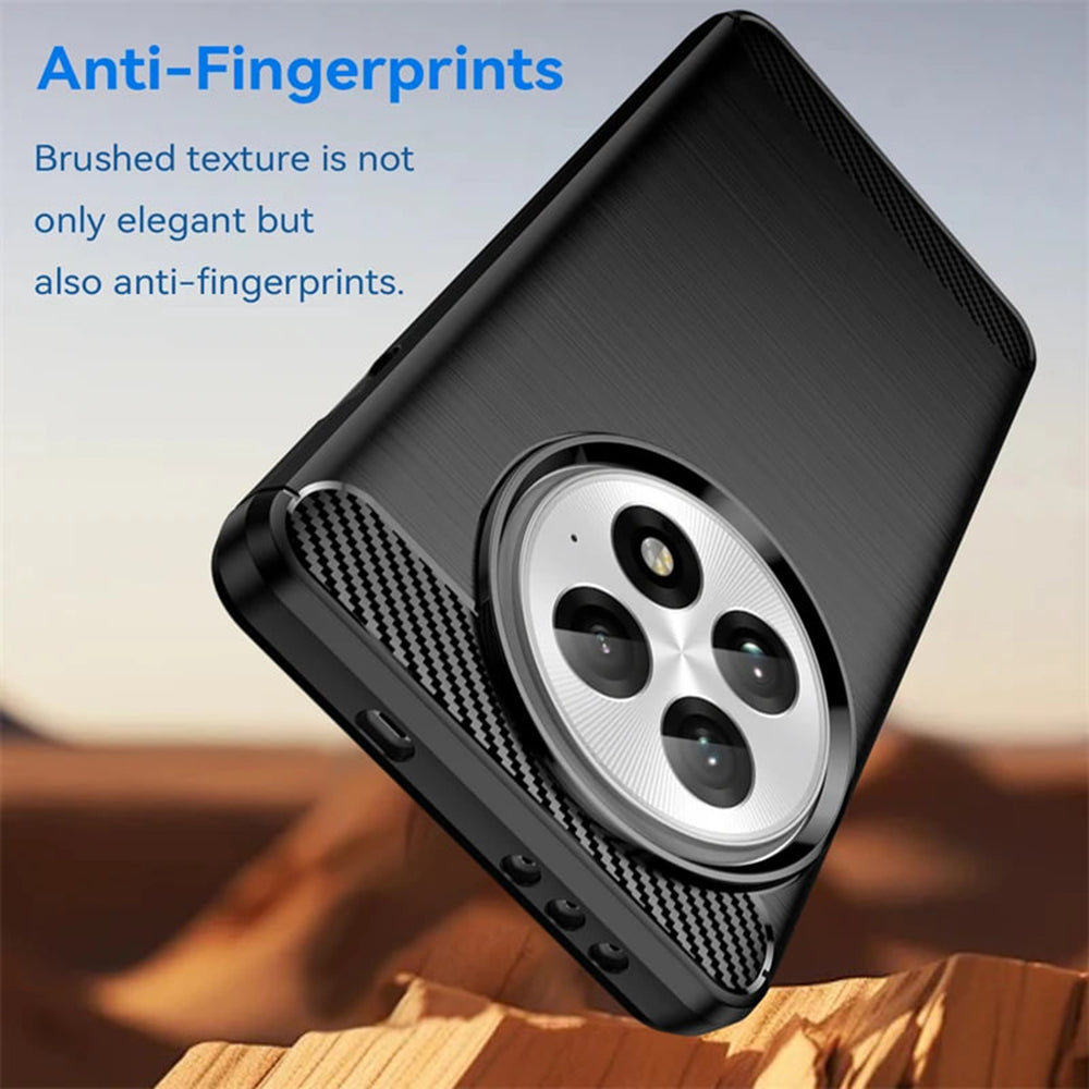 Husa pentru OnePlus 13, Techsuit, Carbon, Albastra