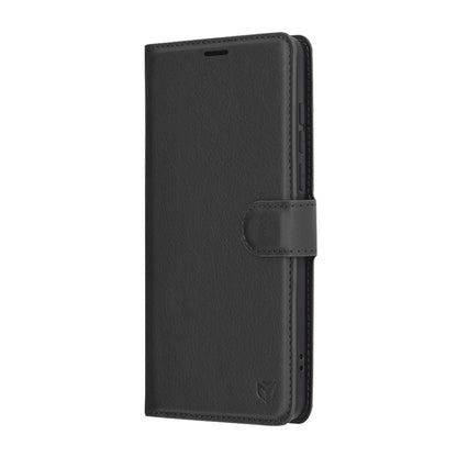 Husa pentru OnePlus 13, Techsuit, Leather Folio, Neagra