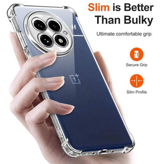 Husa pentru OnePlus 13, Techsuit, Shockproof Clear, Transparenta