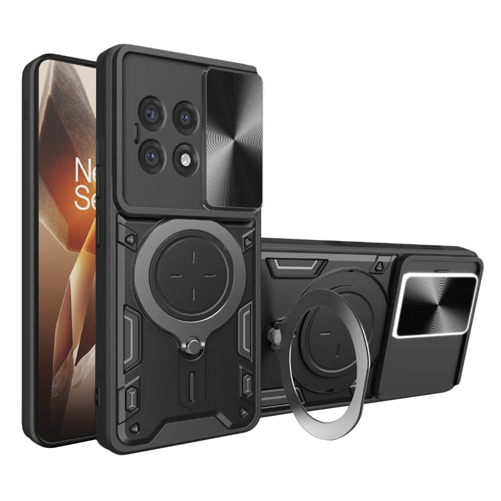 Husa pentru OnePlus 13R, Techsuit, CamGuard Pro, Neagra