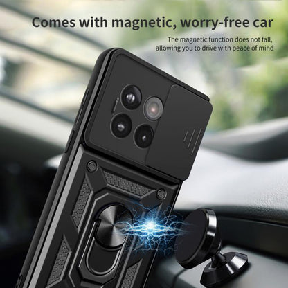 Husa pentru OnePlus 13R, Techsuit, CamShield, Neagra