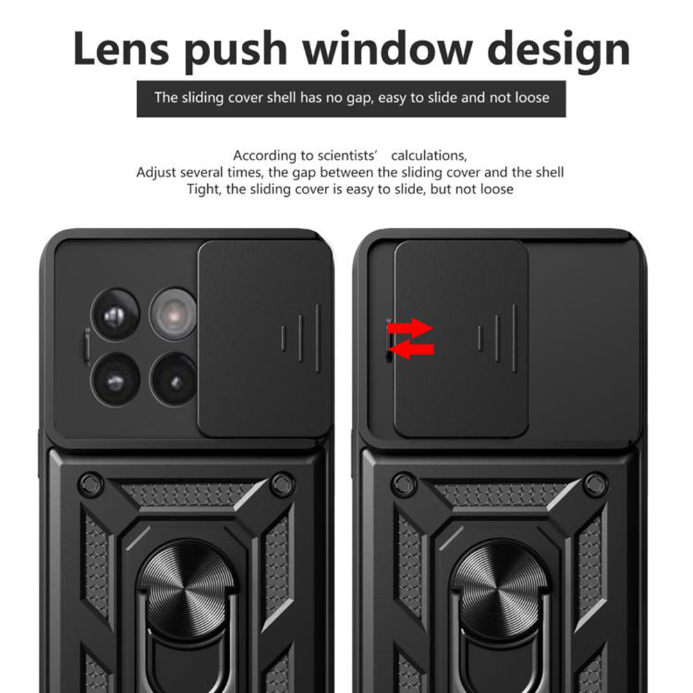 Husa pentru OnePlus 13R, Techsuit, CamShield, Roz