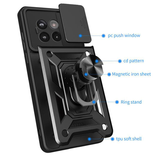 Husa pentru OnePlus 13R, Techsuit, CamShield, Verde