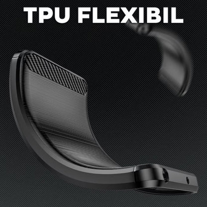 Husa pentru OnePlus 13R, Techsuit, Carbon, Neagra