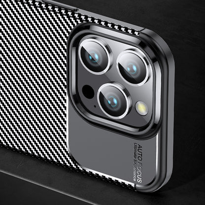 Husa pentru OnePlus 13R, Techsuit, CarbonFiber, Neagra