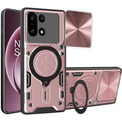 Husa pentru OnePlus 15, Techsuit, CamGuard Pro, Roz Aurie