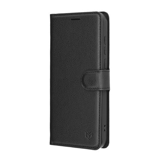 Husa pentru OnePlus 15, Techsuit, Leather Folio, Neagra