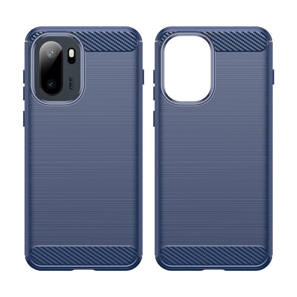 Husa pentru OnePlus 15R, Techsuit, Carbon, Albastra