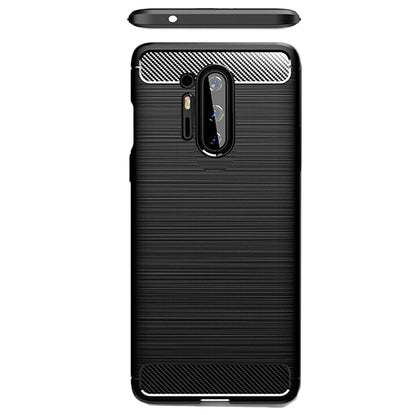 Husa pentru OnePlus 8 Pro, Techsuit, Carbon, Neagra