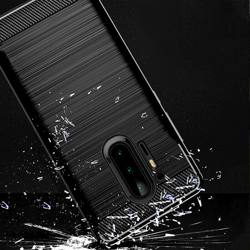 Husa pentru OnePlus 8 Pro, Techsuit, Carbon, Neagra