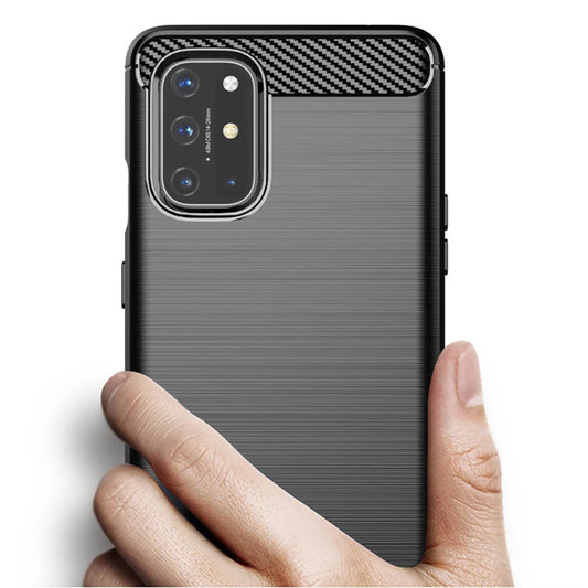 Husa pentru OnePlus 8T, Techsuit, Carbon, Neagra