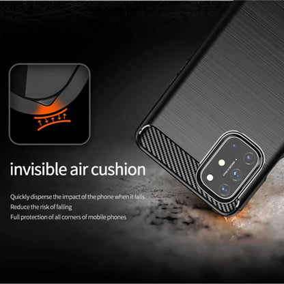 Husa pentru OnePlus 8T, Techsuit, Carbon, Neagra