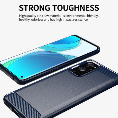 Husa pentru OnePlus 9 Pro, Techsuit, Carbon, Neagra