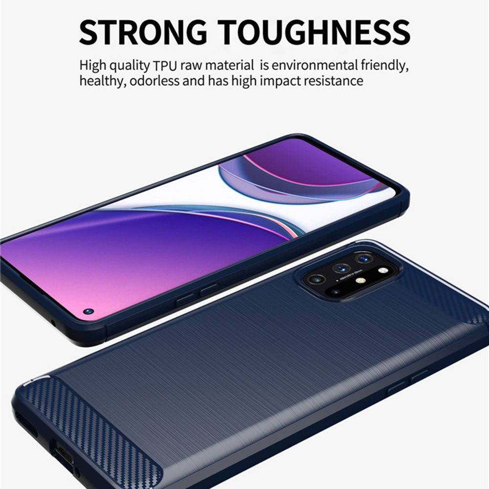 Husa pentru OnePlus 9, Techsuit, Carbon, Neagra