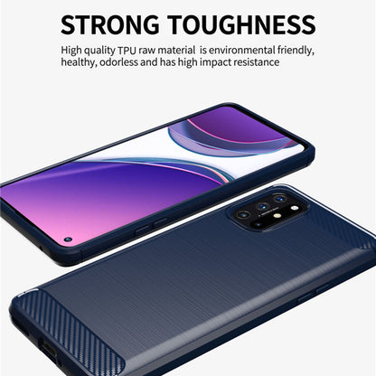 Husa pentru OnePlus 9, Techsuit, Carbon, Neagra