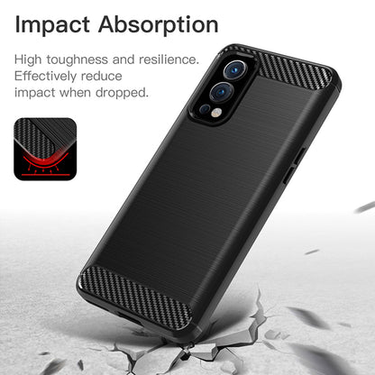 Husa pentru OnePlus Nord 2 5G, Techsuit, Carbon, Neagra