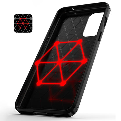 Husa pentru OnePlus Nord 2 5G, Techsuit, Carbon, Neagra