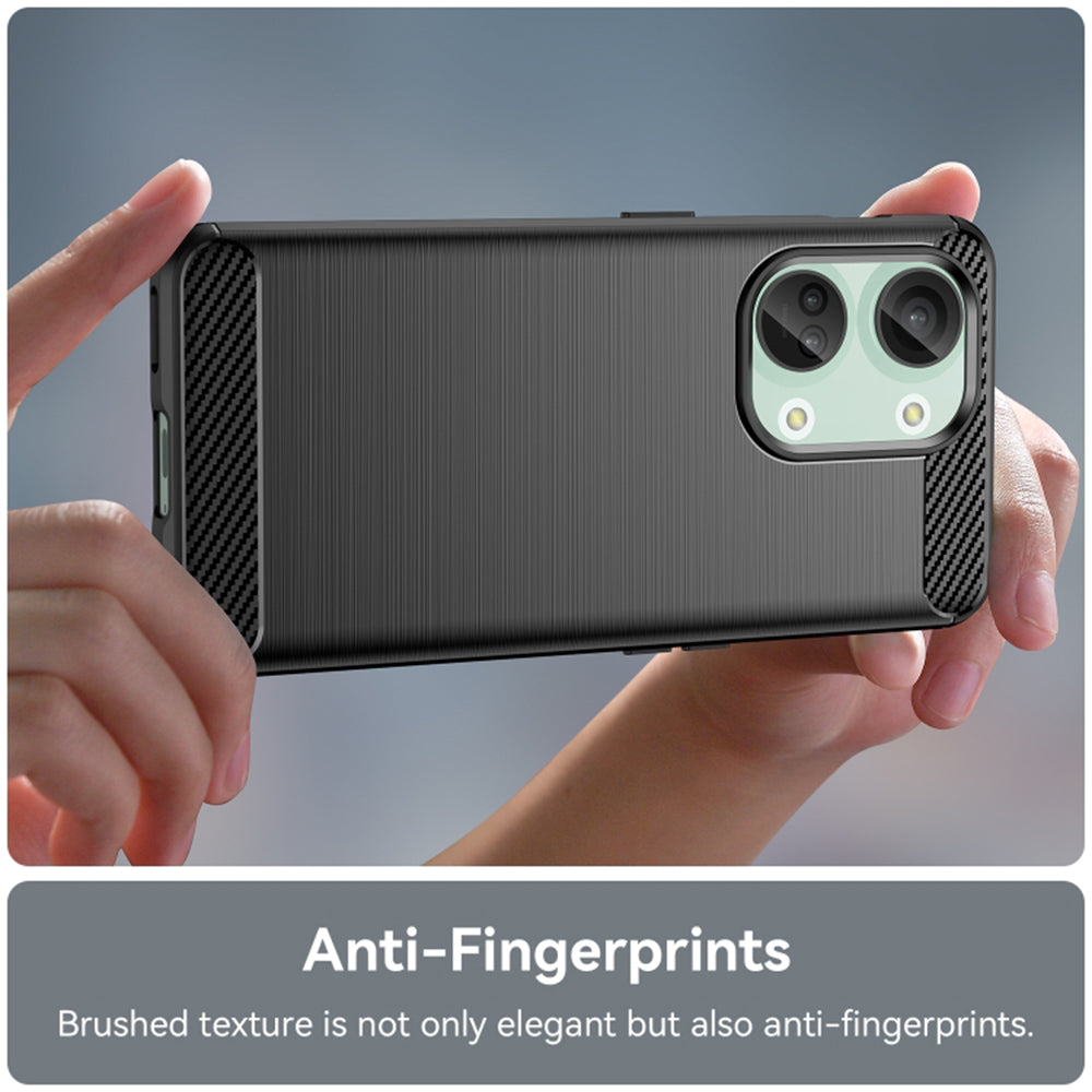 Husa pentru OnePlus Nord 3, Techsuit, Carbon, Neagra