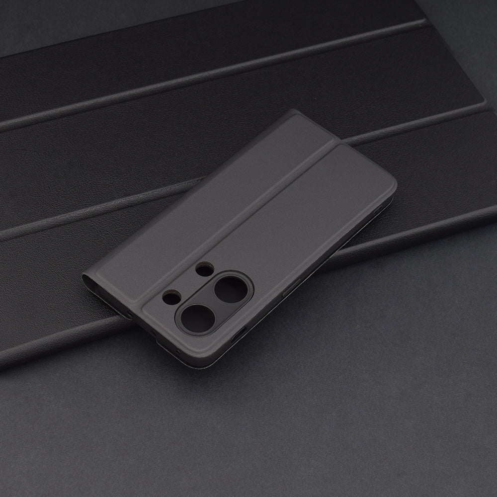 Husa pentru OnePlus Nord 3, Techsuit, Magskin Book, Neagra