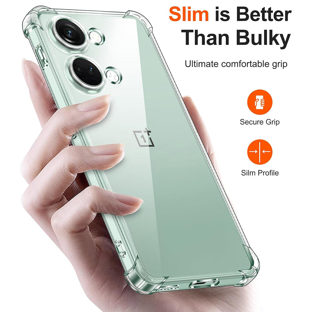 Husa pentru OnePlus Nord 3, Techsuit, Shockproof Clear, Transparenta
