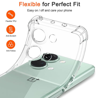 Husa pentru OnePlus Nord 3, Techsuit, Shockproof Clear, Transparenta