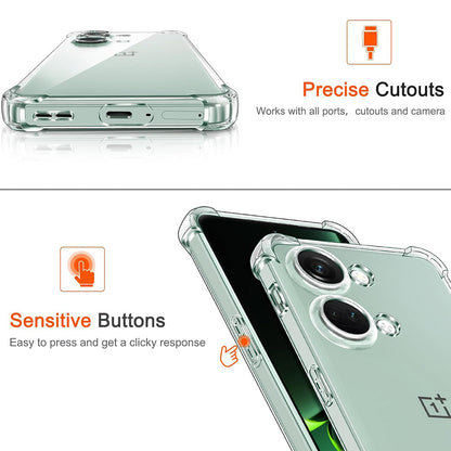 Husa pentru OnePlus Nord 3, Techsuit, Shockproof Clear, Transparenta