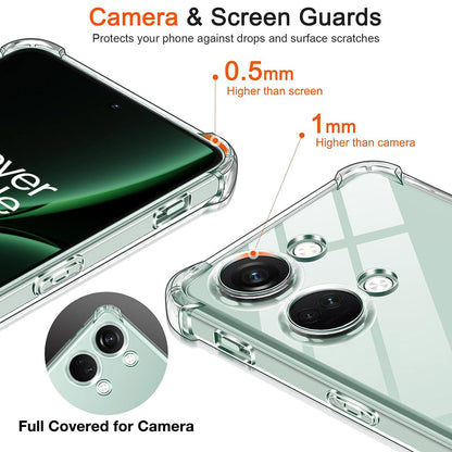 Husa pentru OnePlus Nord 3, Techsuit, Shockproof Clear, Transparenta
