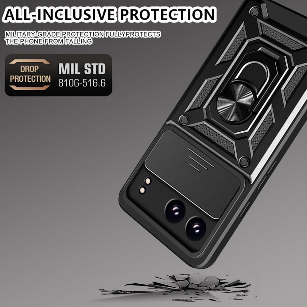Husa pentru OnePlus Nord 4, Techsuit, CamShield, Albastra