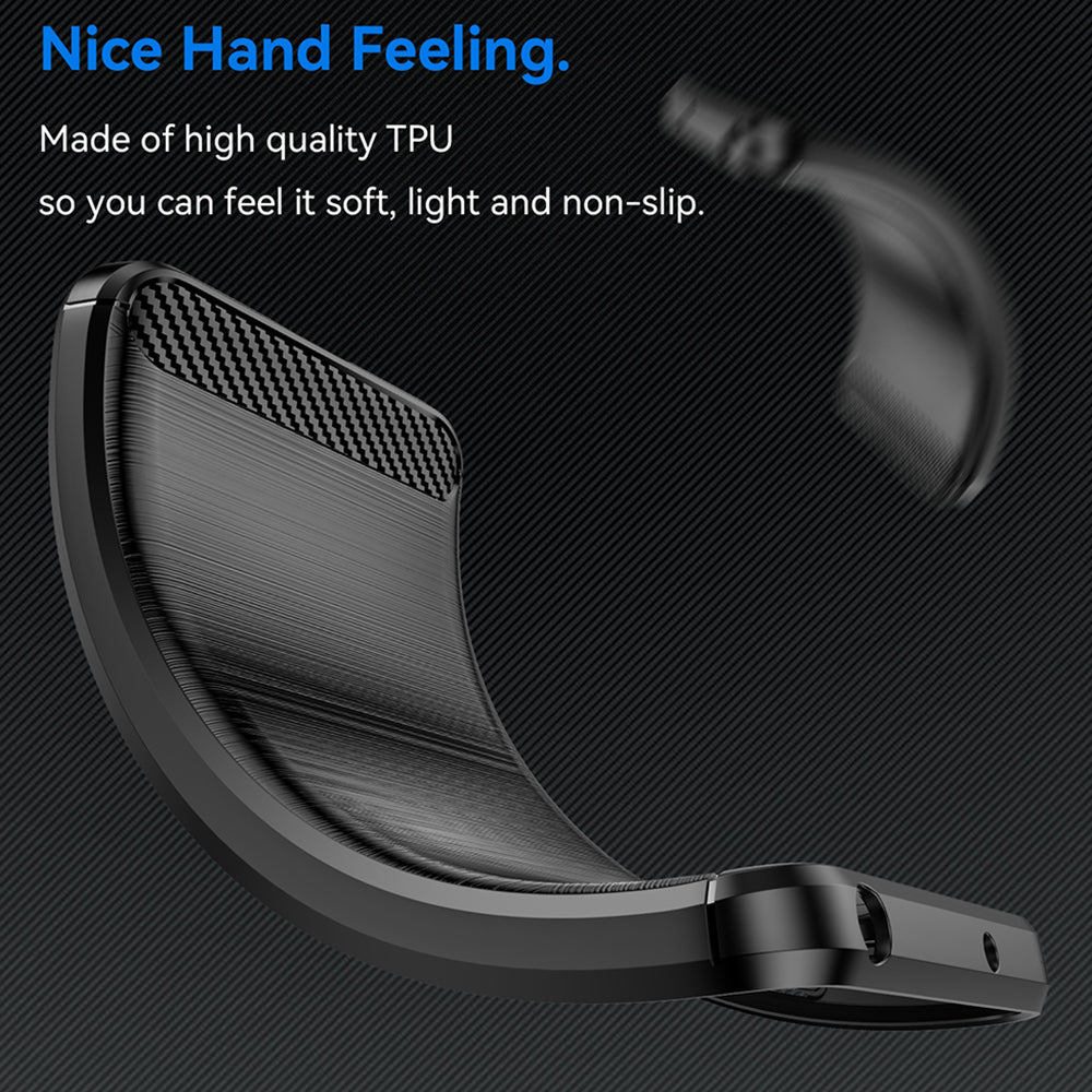 Husa pentru OnePlus Nord 4, Techsuit, Carbon, Neagra
