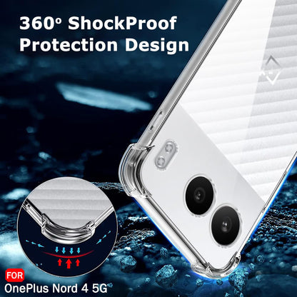 Husa pentru OnePlus Nord 4, Techsuit, Shockproof Clear, Transparenta