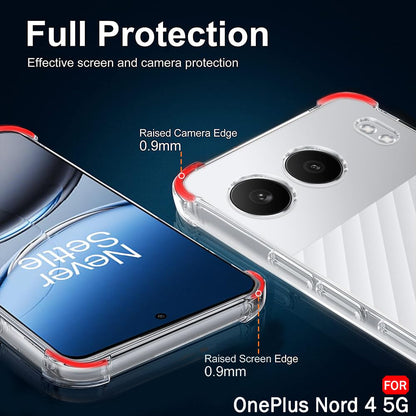 Husa pentru OnePlus Nord 4, Techsuit, Shockproof Clear, Transparenta