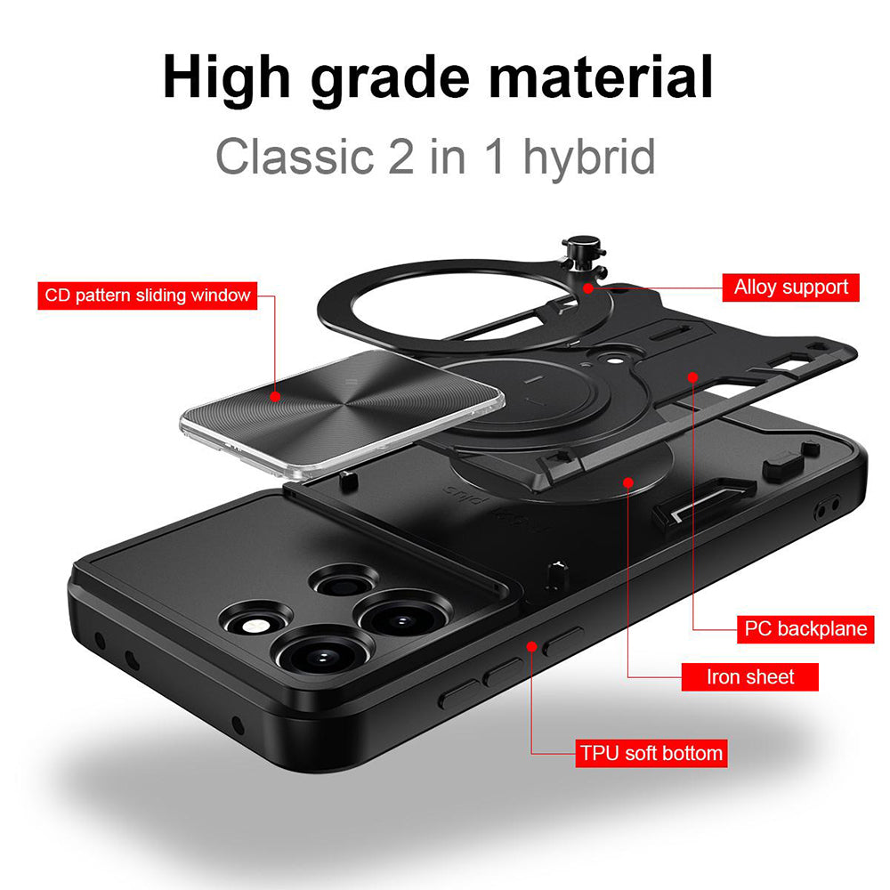 Husa pentru OnePlus Nord 6, Techsuit, CamGuard Pro, Neagra