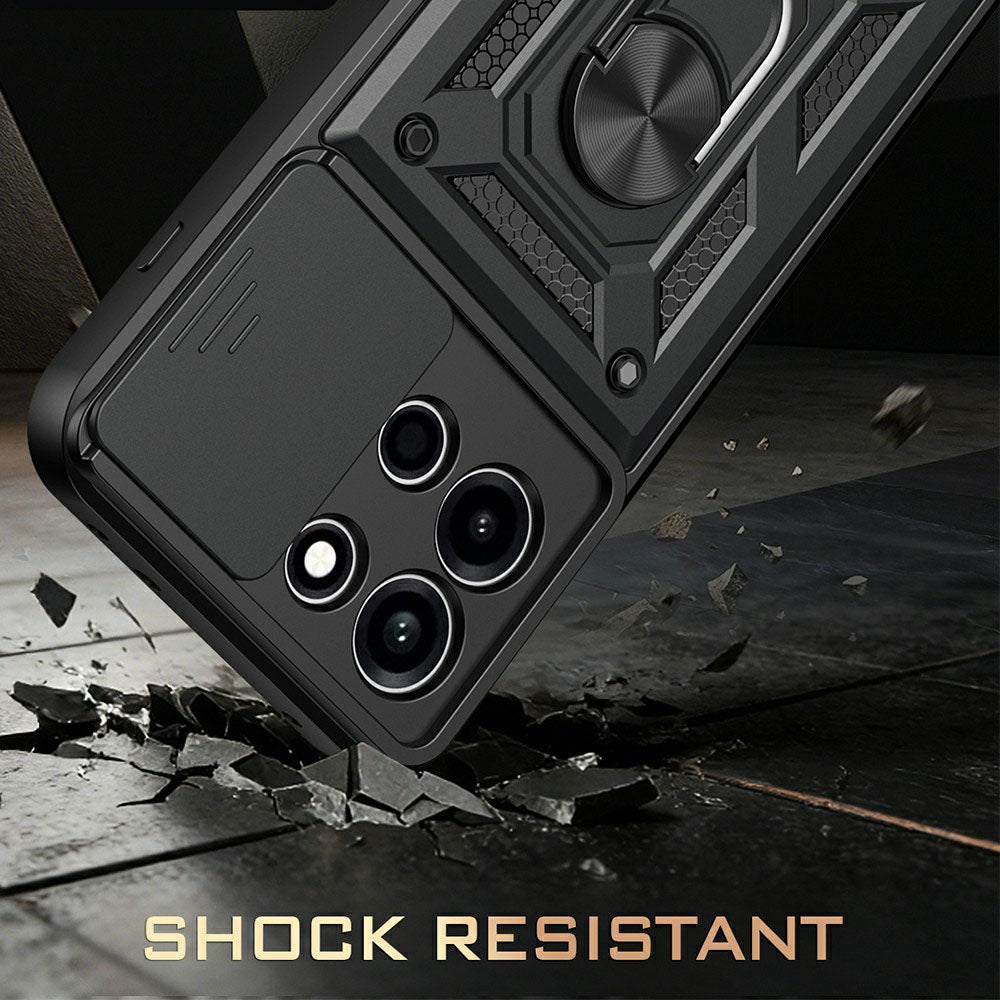Husa pentru OnePlus Nord 6, Techsuit, CamShield, Albastra