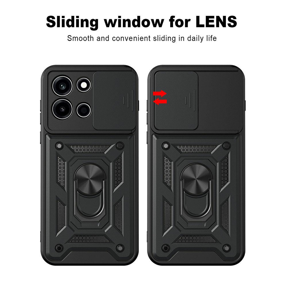 Husa pentru OnePlus Nord 6, Techsuit, CamShield, Neagra