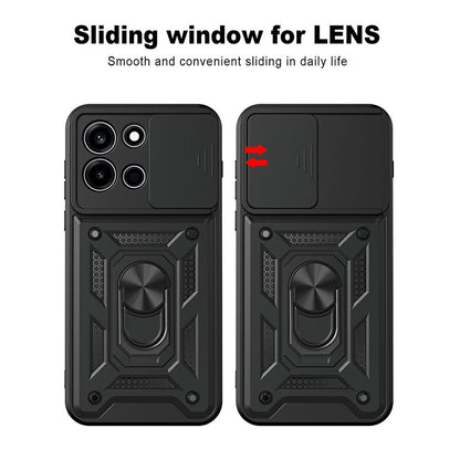 Husa pentru OnePlus Nord 6, Techsuit, CamShield, Neagra