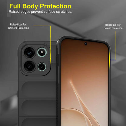 Husa pentru OnePlus Nord 6, Techsuit, Magic Shield, Bleu