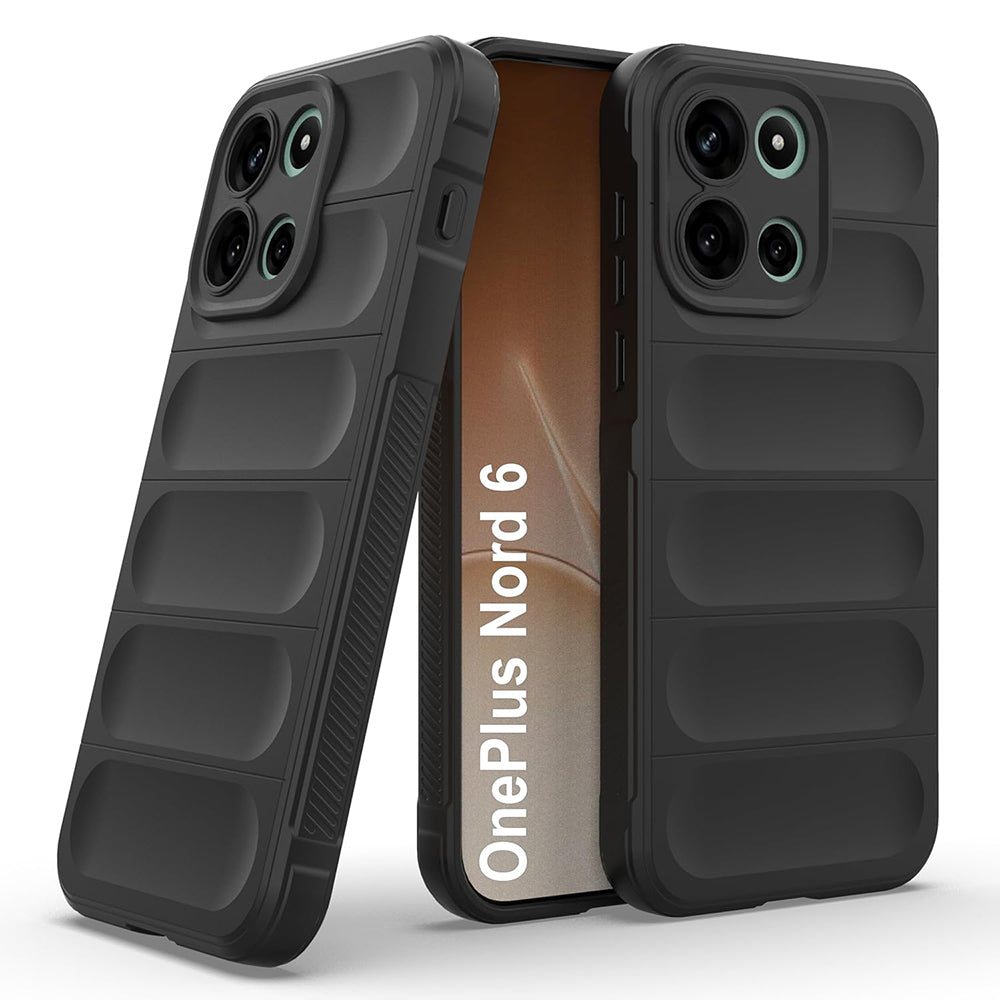 Husa pentru OnePlus Nord 6, Techsuit, Magic Shield, Neagra
