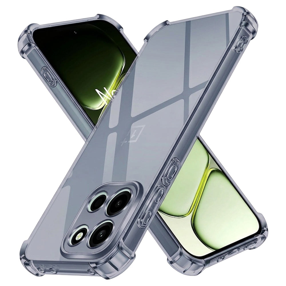 Husa pentru OnePlus Nord 6, Techsuit, Shockproof Clear, Fumurie