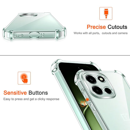 Husa pentru OnePlus Nord 6, Techsuit, Shockproof Clear, Transparenta