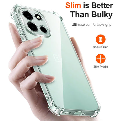 Husa pentru OnePlus Nord 6, Techsuit, Shockproof Clear, Transparenta