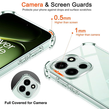 Husa pentru OnePlus Nord 6, Techsuit, Shockproof Clear, Transparenta