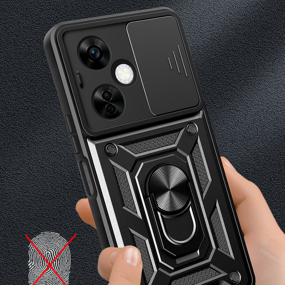 Husa pentru OnePlus Nord CE 3 Lite, Techsuit, CamShield, Neagra