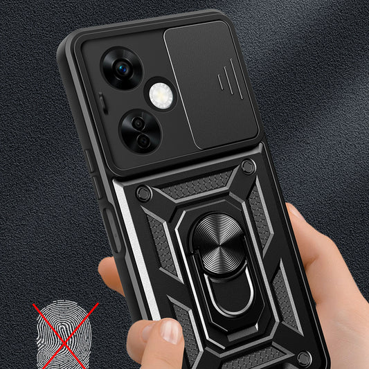 Husa pentru OnePlus Nord CE 3 Lite, Techsuit, CamShield, Neagra