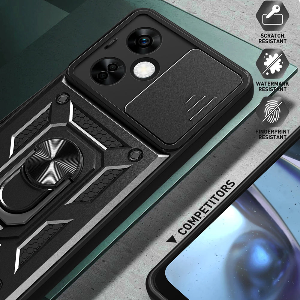 Husa pentru OnePlus Nord CE 3 Lite, Techsuit, CamShield, Neagra