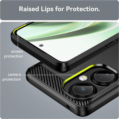 Husa pentru OnePlus Nord CE 3 Lite, Techsuit, Carbon, Neagra