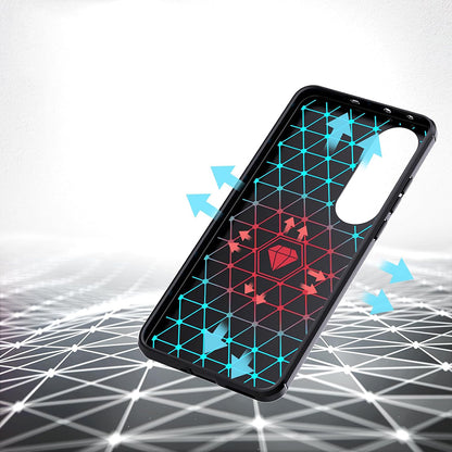 Husa pentru OnePlus Nord CE4 Lite, Techsuit, Carbon, Albastra