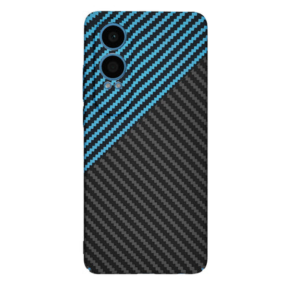 Husa pentru OnePlus Nord CE4 Lite, Techsuit, Carbonite FiberShell, Neagra Bleu