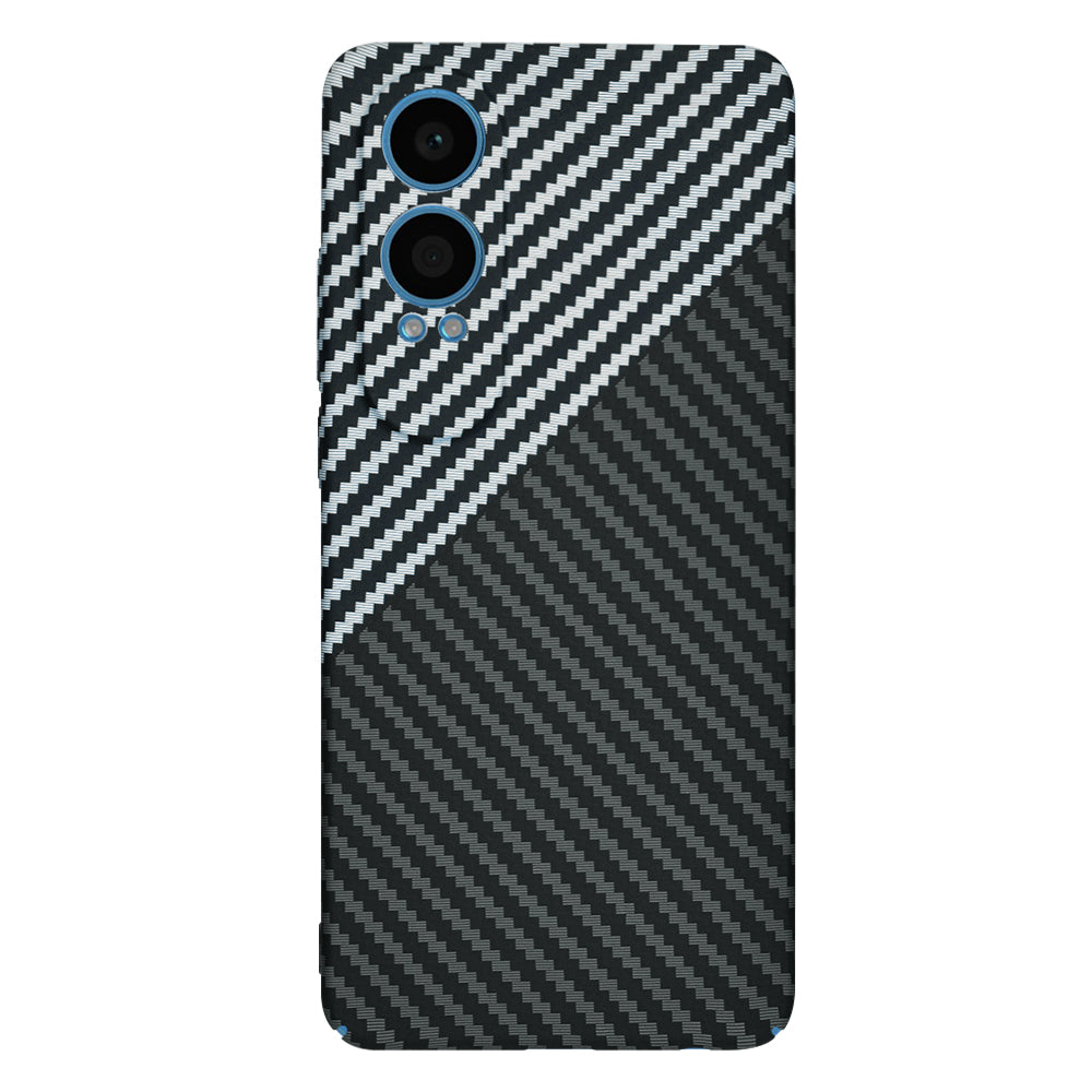 Husa pentru OnePlus Nord CE4 Lite, Techsuit, Carbonite FiberShell, Neagra Gri