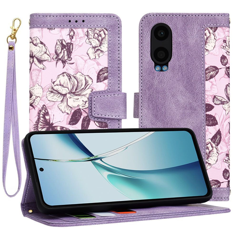 Husa pentru OnePlus Nord CE4 Lite, Techsuit, FlipCraft, Mov