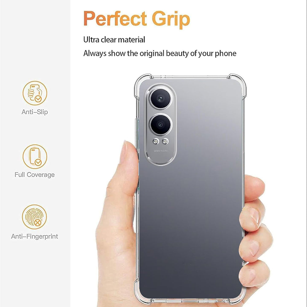 Husa pentru OnePlus Nord CE4 Lite, Techsuit, Shockproof Clear, Transparenta